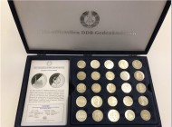 Germany 5-10-20 Mark 1966 - 1990 DDR 123 x Commemoratives
Lot is complete with all rarities - Luther Grimm Stadtsiegel - 123 x Gedenkmünzen DDR - Sam...