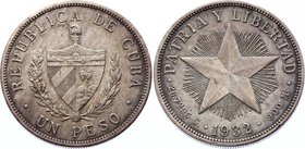 Cuba 1 Peso 1932 
KM# 15; Silver; XF+ with Nice Toning