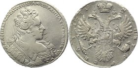 Russia 1 Rouble 1731 RR
Conros# 235 R1; Poluiko# 053 !; Silver 25,80g.; Edge - ornamented; Kadashevsky Mint; Anna's portrait with a brooch on a breas...