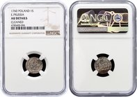 Russia - Poland Solid 1760 RR NGC AU
Bit# 794 (R1); Silve, great details, mint luster. Very rare coin especially in high grade. NGC AU Details.