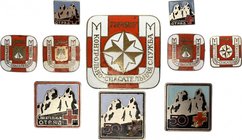 Russia - USSR Lot of 10 Badges "Control and Rescue Service" 
Контрольно - Спасательная Служба