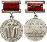 Russia - USSR Medal "People's Teacher of the USSR" 
# 0311; ЛМД