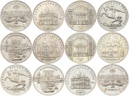 Russia - USSR Full Set of 12 Coins 1990 - 1991
5 Roubles 1990-1991; In UNC & Proof finish