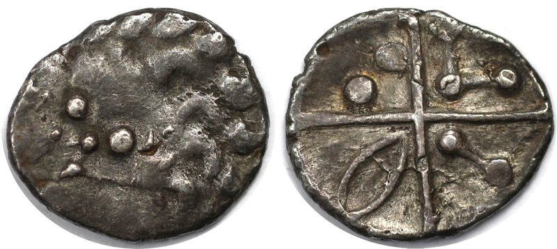 Keltische Münzen. BOHEMIA UND SÜDDEUTSCHLAND. Quinar ca. 1. Jhdt. v. Chr, Silber...