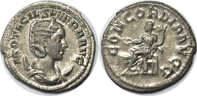 Römische Münzen, MÜNZEN DER RÖMISCHEN KAISERZEIT. Rom. Otacilia Severa 244-249 n...