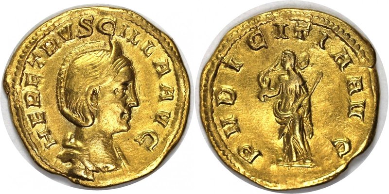 Römische Münzen, MÜNZEN DER RÖMISCHEN KAISERZEIT. Herennia Etruscilla, Frau des ...