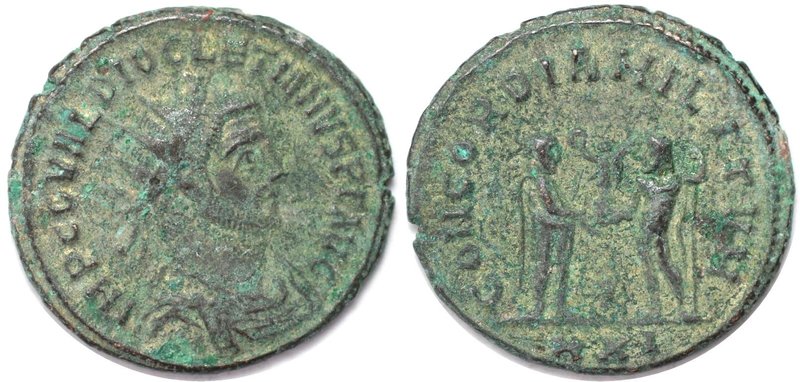 Römische Münzen, MÜNZEN DER RÖMISCHEN KAISERZEIT. Diocletianus 284-305 n. Chr, A...