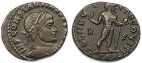 Römische Münzen, MÜNZEN DER RÖMISCHEN KAISERZEIT. Constantinus I. (306-337 n. Chr). Follis (Arelate) 316-317 n. Chr, Vs: IMP CONSTANTINVS PF AVG Rs: S...