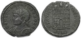 Römische Münzen, MÜNZEN DER RÖMISCHEN KAISERZEIT. Constantinus Junior als Caesar 317-337 n. Chr. Follis (Treveris) 324-330 n. Chr., Vs: CONSTANTINVS I...