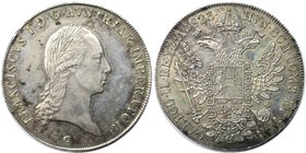RDR – Habsburg – Österreich, KAISERREICH ÖSTERREICH. Franz II (I). (1792-1835). Taler 1823 C, Silber. KM 2162. Vorzüglich+. Feine Patina