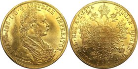 RDR – Habsburg – Österreich, KAISERREICH ÖSTERREICH. Franz Joseph I. (1848-1916). 4 Dukaten 1904, Wien, Gold. Fr: 487, Herinek: 59, Jaeger 345. Schön-...