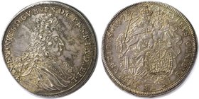 Altdeutsche Münzen und Medaillen, BAYERN. Maximilian II. Emanuel (1679-1726). 1 Taler 1694, Munzstätte München. Vs: Brustbild n.r. / Rs: Madonna auf W...