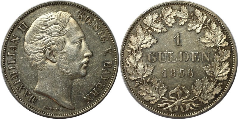 Altdeutsche Münzen und Medaillen, BAYERN / BAVARIA. Maximilian II. Joseph (1848-...