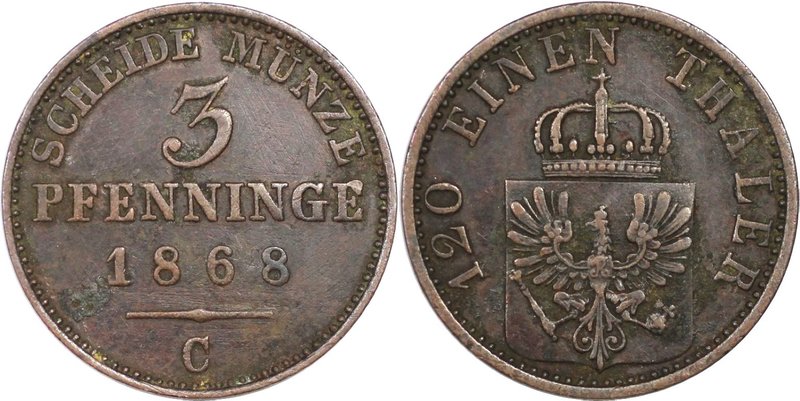Altdeutsche Münzen und Medaillen, BRANDENBURG IN PREUSSEN. Wilhelm I. (1861-1888...
