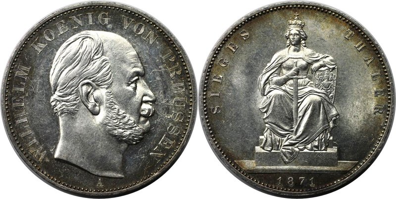 Altdeutsche Münzen und Medaillen, BRANDENBURG IN PREUSSEN. Wilhelm I. (1861-1888...