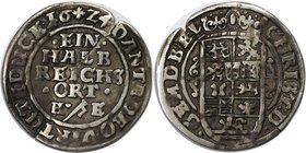 Altdeutsche Münzen und Medaillen, BRAUNSCHWEIG-LÜNEBURG-CELLE. Christian von Minden (1611-1633). 1/2 Reichsort (1/8 Taler) 1624 HE, Silber. KM 72. Seh...