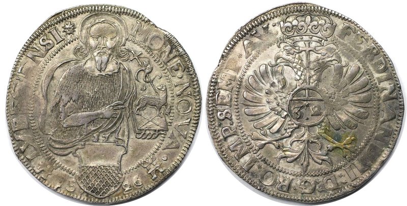Altdeutsche Münzen und Medaillen, LÜBECK. 1 Taler 1626, Silber. Dav. 9559. Vorzü...
