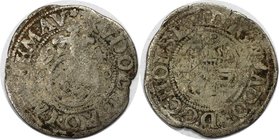 Altdeutsche Münzen und Medaillen, Minden-Bistum. Anton von Schauenburg (1587-1599). 1/24 Taler (Groschen)1594, Schön