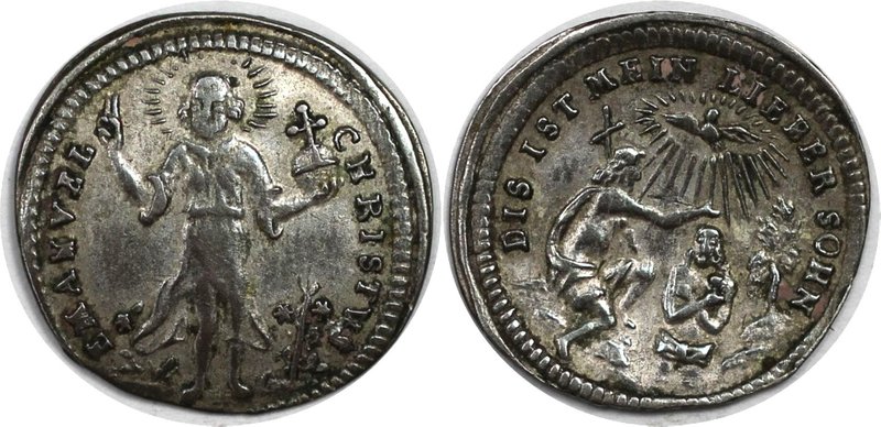 Altdeutsche Münzen und Medaillen, NÜRNBERG. Medaille 1600?, Silber. 0.72 g. 16 m...