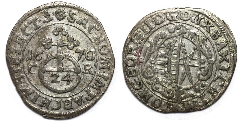 Altdeutsche Münzen und Medaillen, SACHSEN - ALBERTINE. Johann Georg II. (1656-16...
