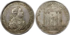 Altdeutsche Münzen und Medaillen, SACHSEN - ALBERTINE. Friedrich August III. (I.), (1763-1827). Medaille 1769, Silber. 33 mm. Mers-1931. PCGS SP-63