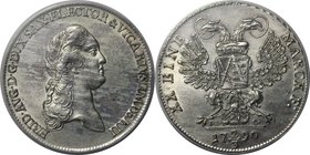 Altdeutsche Münzen und Medaillen, SACHSEN - ALBERTINE. Friedrich August III. (1763-1806). 2/3 Taler 1790 IEC, Silber. KM 1022. ANACS AU-55
