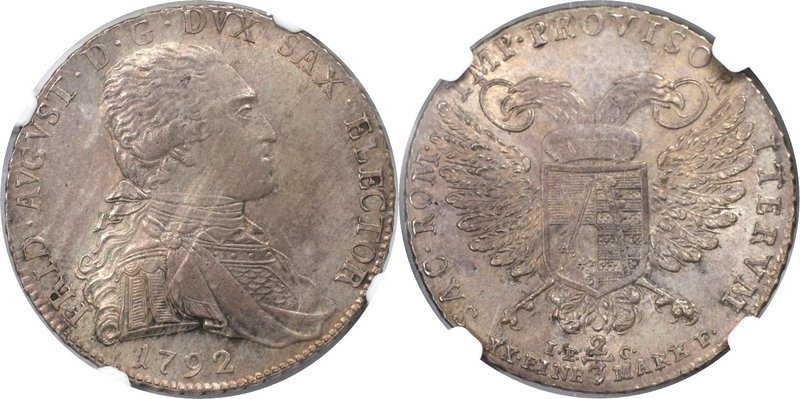 Altdeutsche Münzen und Medaillen, SACHSEN - ALBERTINE. Friedrich August III. (17...