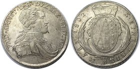 Altdeutsche Münzen und Medaillen, SACHSEN - ALBERTINE. Friedrich August III. (1763-1806). 1 Taler 1802 IEC, Silber. Dav. 850. Vorzüglich