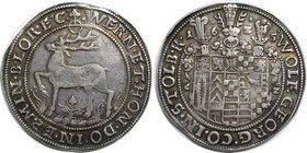 Altdeutsche Münzen und Medaillen, STOLBERG, STOLBERG, GRAFSCHAFT (VOR DER TEILUNG VON 1645). 1 Taler 1625. Dav. 7778. Sehr schön-vorzüglich