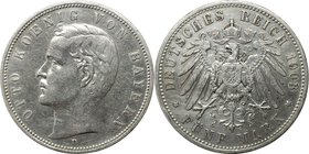 Deutsche Münzen und Medaillen ab 1871, REICHSSILBERMÜNZEN, Bayern, Otto (1886-1913). 5 Mark 1903 D, Silber. Jaeger 46. Sehr schön