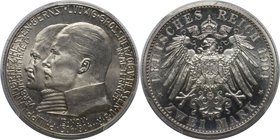 Deutsche Münzen und Medaillen ab 1871, REICHSSILBERMÜNZEN, Hessen. Hessen-Darmstadt. Ernst Ludwig (1892-1918). 2 Mark 1904, Silber. KM 372. PCGS PR-64...