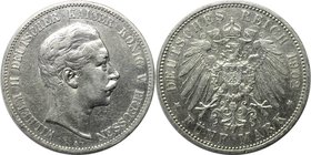 Deutsche Münzen und Medaillen ab 1871, REICHSSILBERMÜNZEN, Preußen, Wilhelm II. (1888-1918). 5 Mark 1902 A, Silber. Jaeger 104. Sehr schön