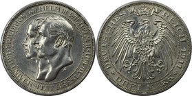 Deutsche Münzen und Medaillen ab 1871. REICHSSILBERMÜNZEN. Preußen. Wilhelm II. (1888-1918). Universität Breslau Jahrhundertfeier. 3 Mark 1911 A. Silb...