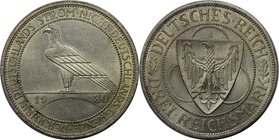 Deutsche Münzen und Medaillen ab 1871, WEIMARER REPUBLIK. 3 Reichsmark 1930 A. Silber. Jaeger 345. Vorzüglich