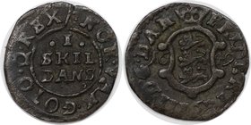Europäische Münzen und Medaillen, Dänemark / Denmark. DÄNEMARK KÖNIGREICH. Frederik III (1648-1670). Skilling 1649, Kopenhagen. Münzmeister Heinrich K...