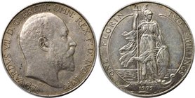 Europäische Münzen und Medaillen, Großbritannien / Vereinigtes Königreich / UK / United Kingdom. Edward VII. Florin 1905, Silber. KM 801. Spink 3981. ...