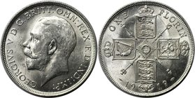 Europäische Münzen und Medaillen, Großbritannien / Vereinigtes Königreich / UK / United Kingdom. George V. Florin 1919, Silber. KM 817. Spink 4012. St...