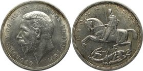 Europäische Münzen und Medaillen, Großbritannien / Vereinigtes Königreich / UK / United Kingdom. George V. (1910-1936). 1 Crown 1935, Silber. KM 842. ...
