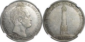 Russische Münzen und Medaillen, Nikolaus I. (1826-1855). Borodino Column. Rubel 1839, Silber. Bitkin 895 (R), Petrov (2.25 Rubl). NGC XF-45