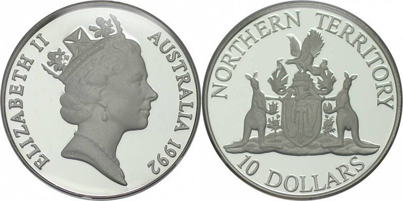 Weltmünzen und Medaillen, Australien / Australia. "Northern Territory". 10 Dolla...