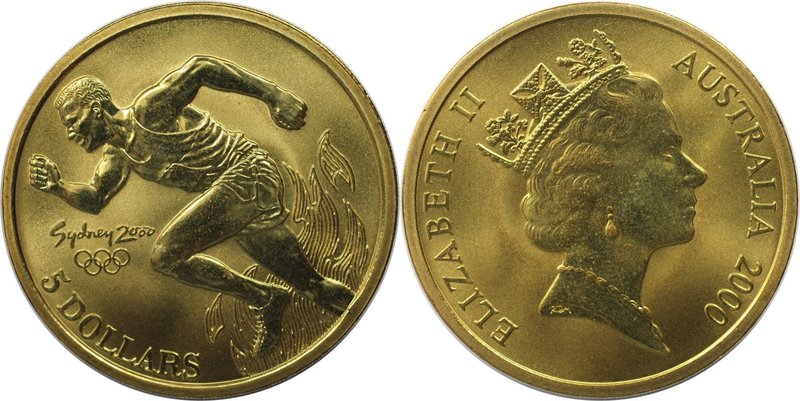 Weltmünzen und Medaillen, Australien / Australia. Sydney 2000 Olympics - Leichta...