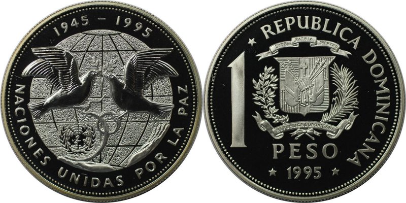 Weltmünzen und Medaillen, Dominikanische Republik / Dominican Republic. 50 Jahre...
