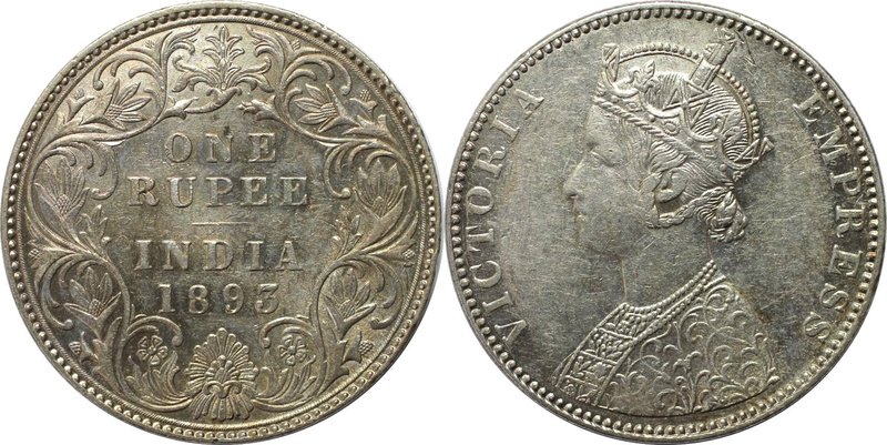 Weltmünzen und Medaillen, Indien / India. Britisch Indien. Viktoria (1837-1901)....