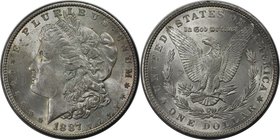 Weltmünzen und Medaillen, Vereinigte Staaten / USA / United States. Morgan Dollar 1887, Silber. Stempelglanz