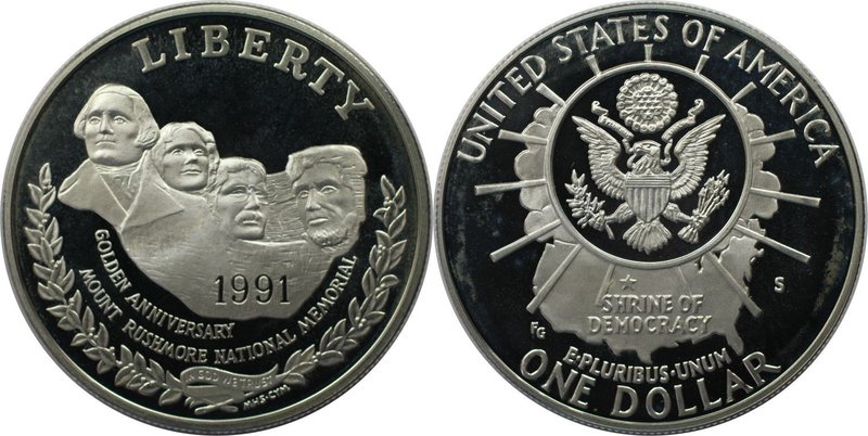 Weltmünzen und Medaillen, Vereinigte Staaten / USA / United States. 50 Jahre Nat...