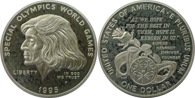 Weltmünzen und Medaillen, Vereinigte Staaten / USA / United States. Olympische S...
