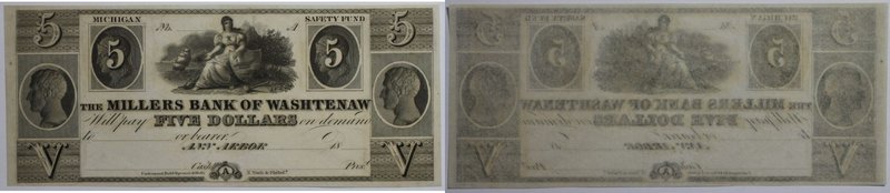 Banknoten, USA / Vereinigte Staaten von Amerika, Obsolete Banknotes. Ann Arbor, ...