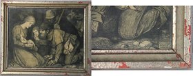 Kunst und Antiquitäten / Art and antiques. Lithographie. 1900 Jahr. Maße mit Rahmen: 50,5 x 41.5 cm.