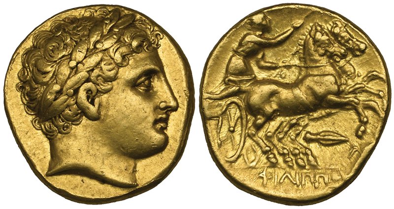 Kings of Macedon, Philip II (359-336 BC), gold stater, Magnesia, c. 323-317 BC, ...