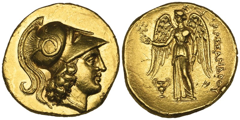 Kings of Macedon, Alexander III (336-323 BC), gold stater, Tarsos, c. 333-327 BC...